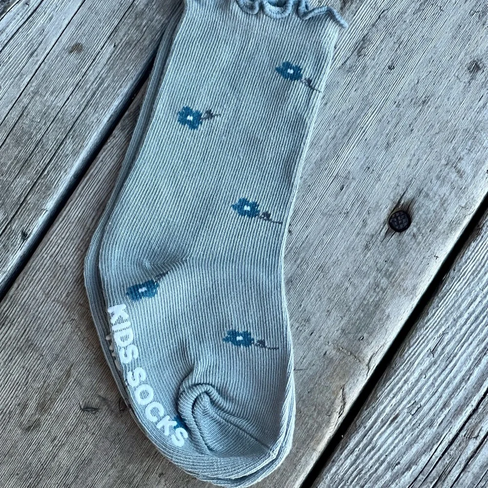 Kids Flowers Pattern Socks